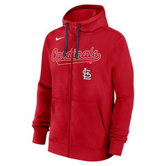 St. Louis Cardinals Nike Knockout Script Full-Zip Hoodie - MLB Hoodies