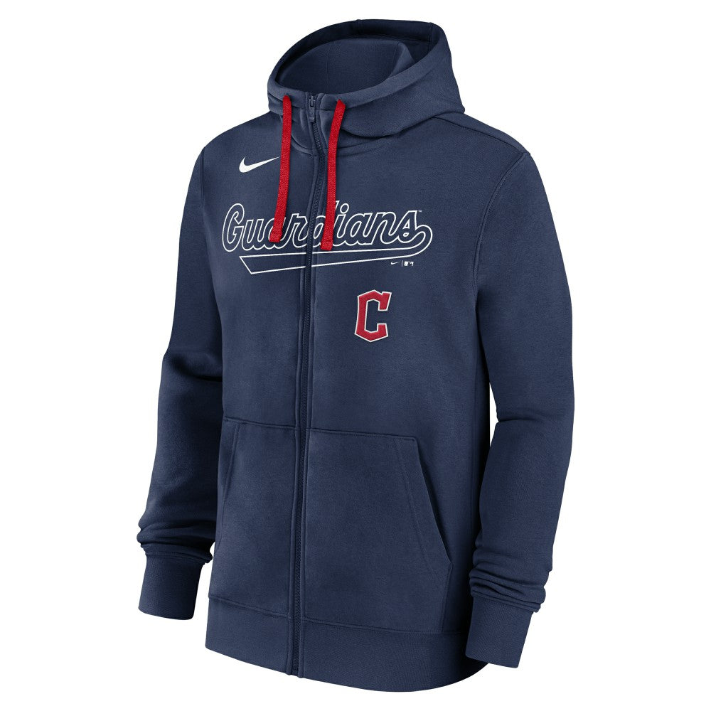 Cleveland Guardians Nike Knockout Script Full-Zip Hoodie - MLB Hoodies