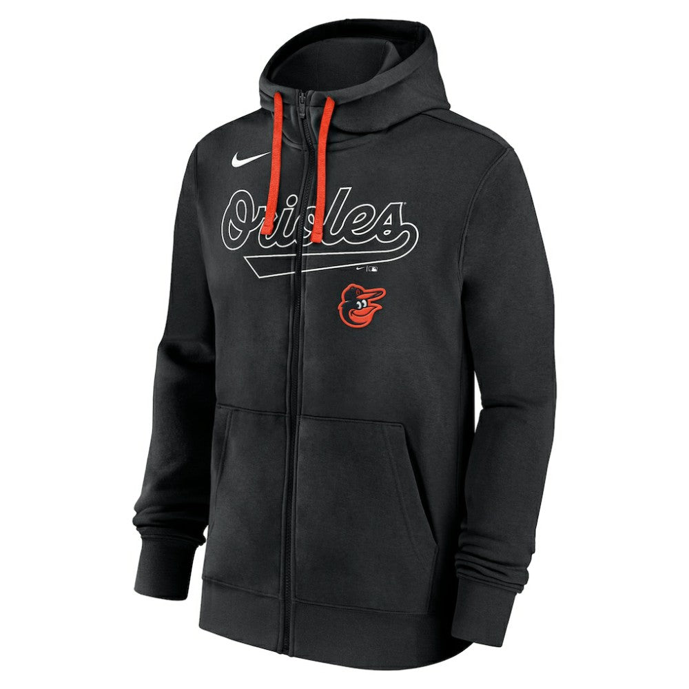 Baltimore Orioles Nike Knockout Script Full-Zip Hoodie - MLB Hoodies