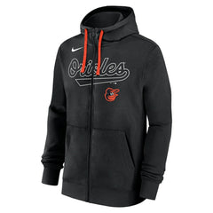 Baltimore Orioles Nike Knockout Script Full-Zip Hoodie - MLB Hoodies