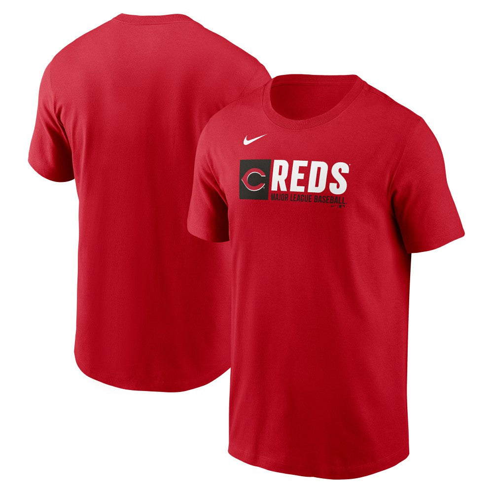 Cincinnati Reds Nike Team Block T-Shirt - MLB T-shirts