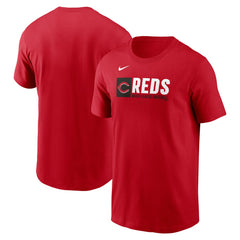 Cincinnati Reds Nike Team Block T-Shirt - MLB T-shirts