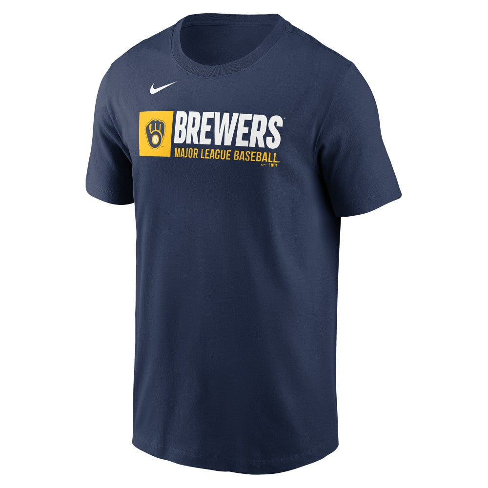 Milwaukee Brewers Nike Team Block T-Shirt - MLB T-shirts