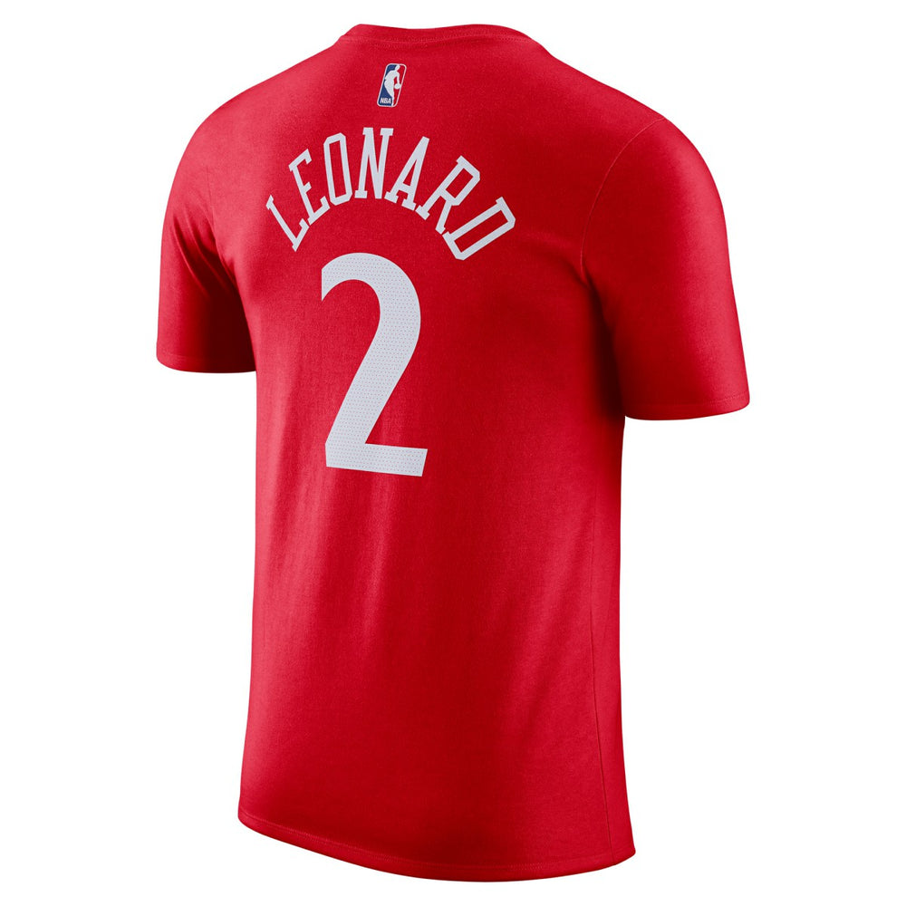 Red Kawhi Leonard LA Clippers Jordan Brand Statement Edition Name & Number T-Shirt | NBA