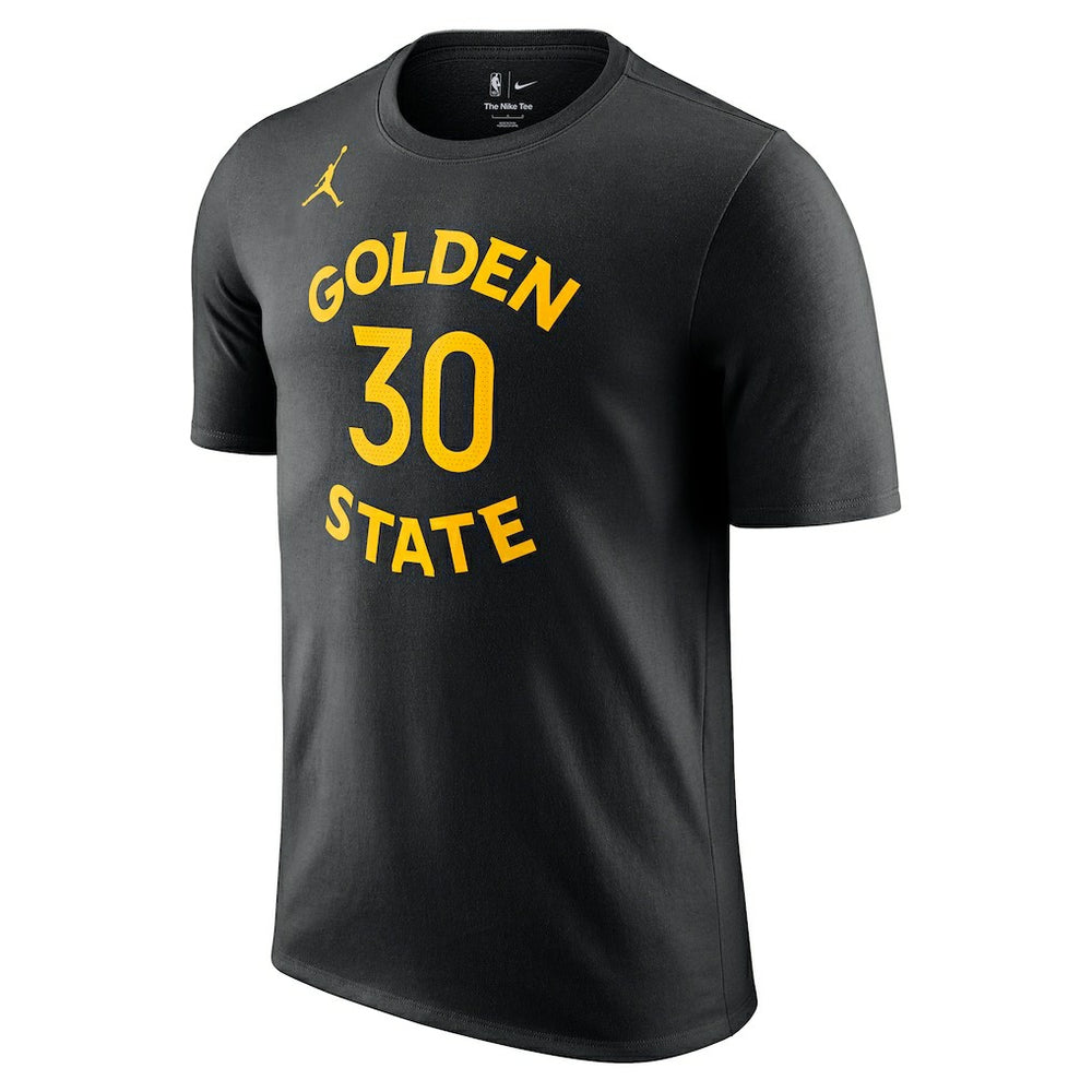 Black Stephen Curry Golden State Warriors Jordan Brand Statement Edition Name & Number T-Shirt sale | NBA