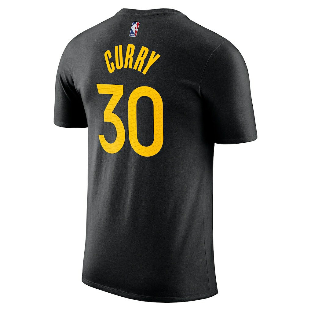 Black Stephen Curry Golden State Warriors Jordan Brand Statement Edition Name & Number T-Shirt sale | NBA