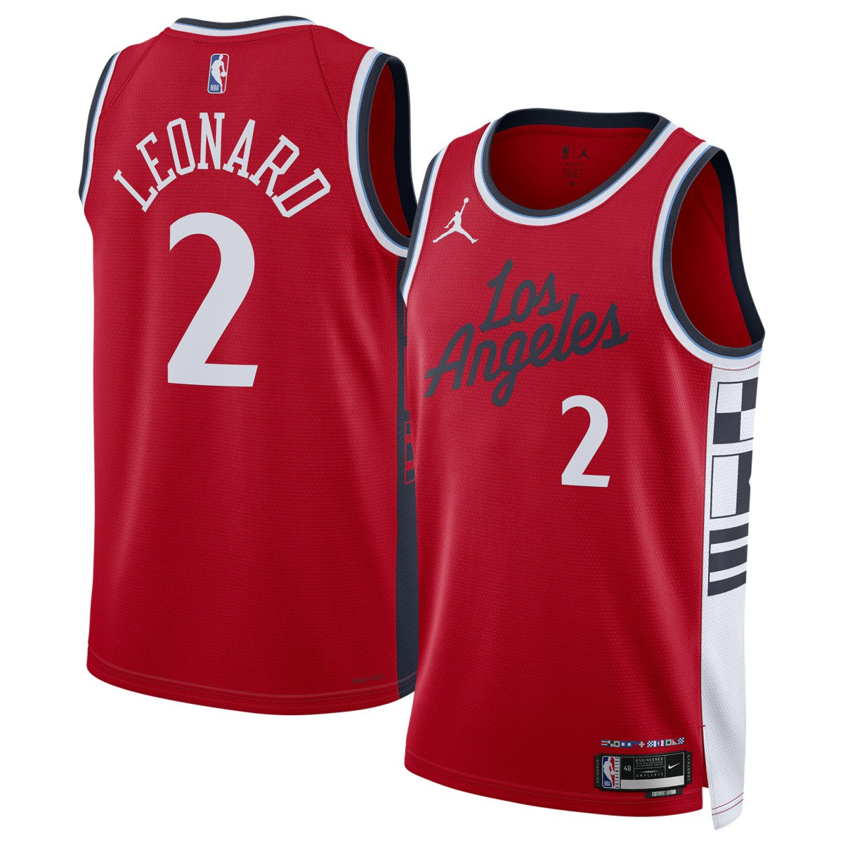 Red Kawhi Leonard LA Clippers Jordan Brand Unisex 2024/25 Swingman Jersey | NBA
