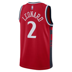 Red Kawhi Leonard LA Clippers Jordan Brand Unisex 2024/25 Swingman Jersey | NBA