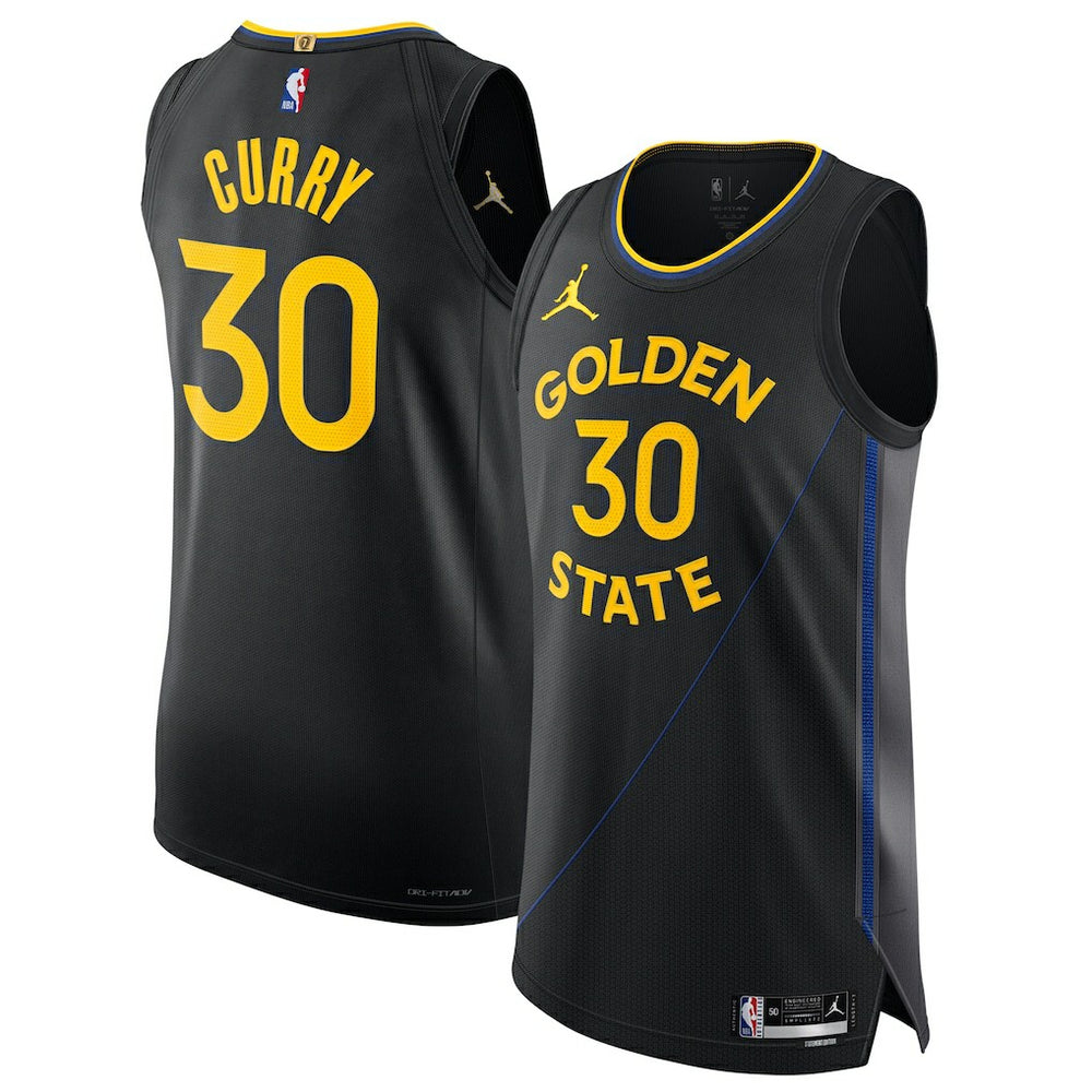 Black Stephen Curry Golden State Warriors Jordan Brand 2024/25 Authentic Jersey sale | NBA