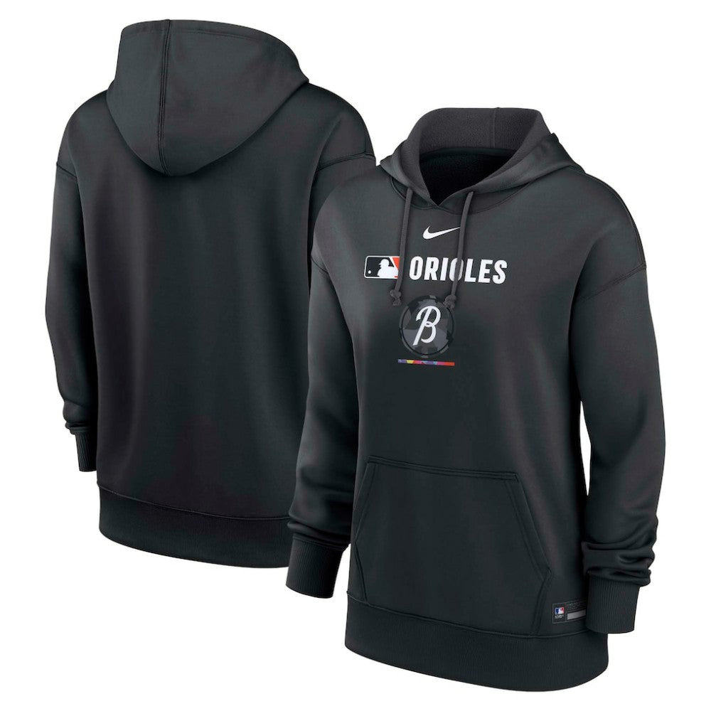 Baltimore Orioles Nike Women's City Connect Authentic Collection Therma-FIT Hoodie - MLB Hoodies