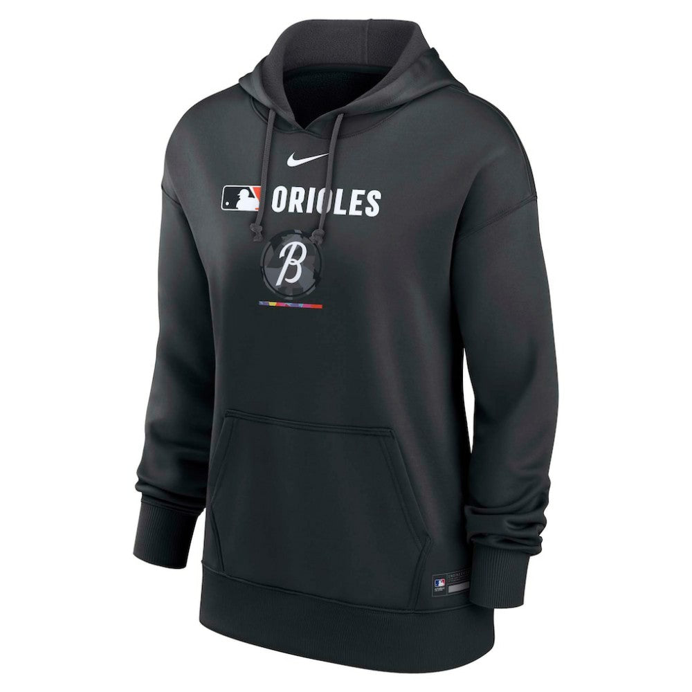 Baltimore Orioles Nike Women's City Connect Authentic Collection Therma-FIT Hoodie - MLB Hoodies