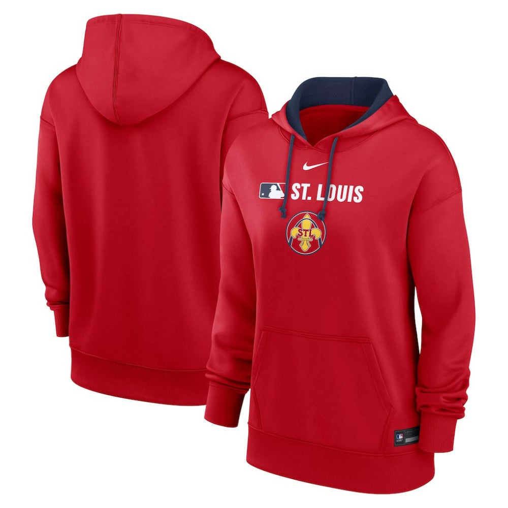 St. Louis Cardinals Nike Women's City Connect Authentic Collection Therma-FIT Hoodie - MLB Hoodies