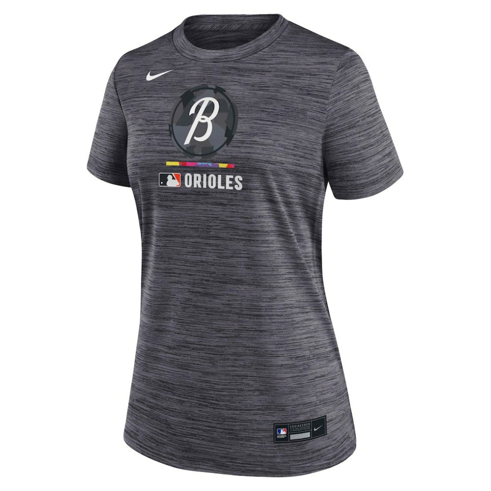 Baltimore Orioles Nike Women's Authentic Collection City Connect Velocity Dri-FIT T-Shirt - MLB T-shirts