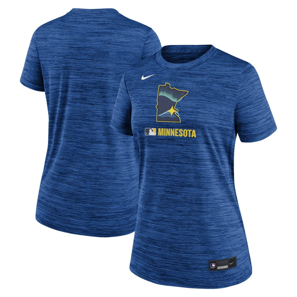 Minnesota Twins Nike Women's Authentic Collection City Connect Velocity Dri-FIT T-Shirt - MLB T-shirts