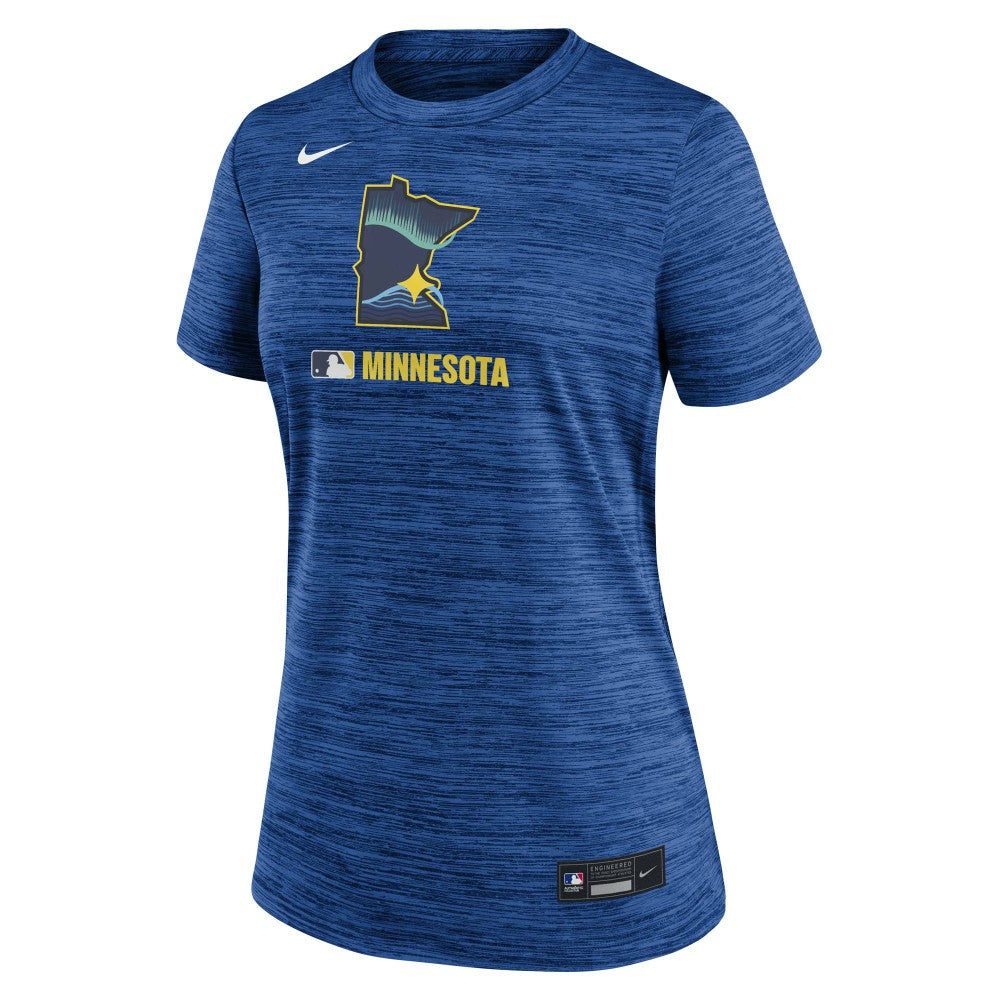 Minnesota Twins Nike Women's Authentic Collection City Connect Velocity Dri-FIT T-Shirt - MLB T-shirts