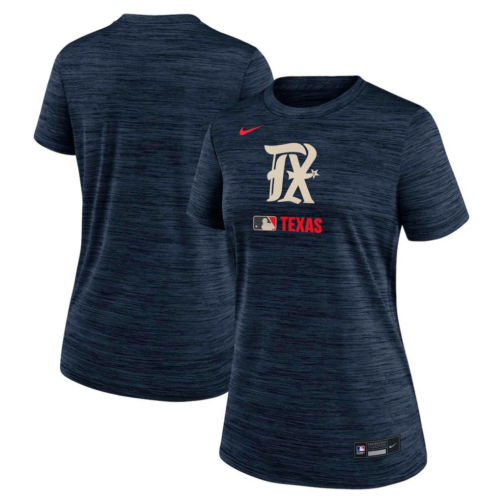 Texas Rangers Nike Women's Authentic Collection City Connect Velocity Dri-FIT T-Shirt - MLB T-shirts