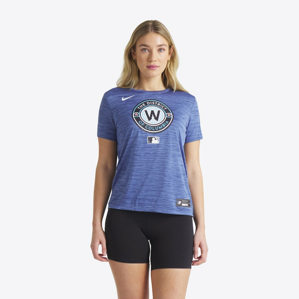 Washington Nationals Nike Women's 2025 City Connect Authentic Collection Velocity Dri-FIT T-Shirt - MLB T-shirts