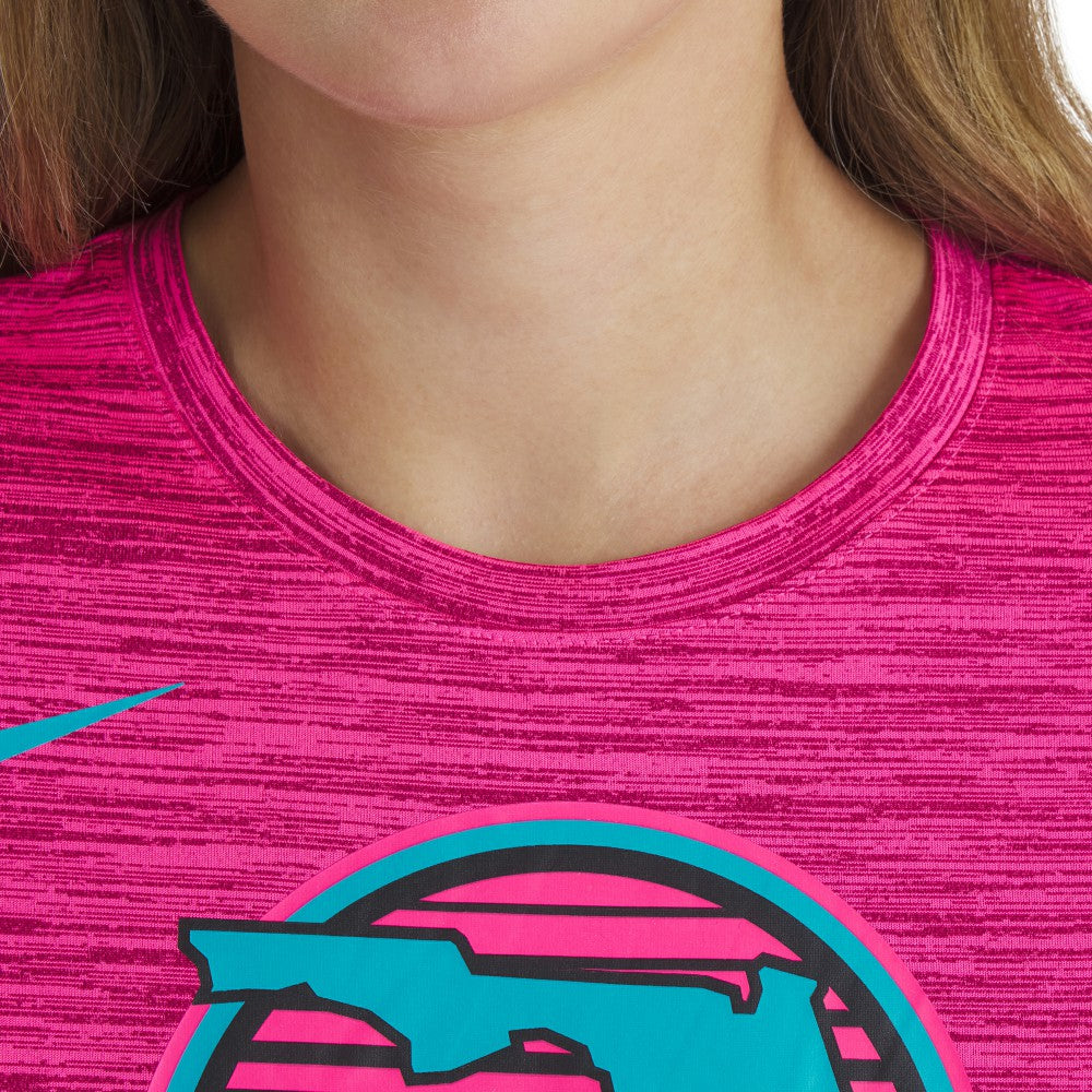 Miami Marlins Nike Women's 2025 City Connect Authentic Collection Velocity Dri-FIT T-Shirt - MLB T-shirts