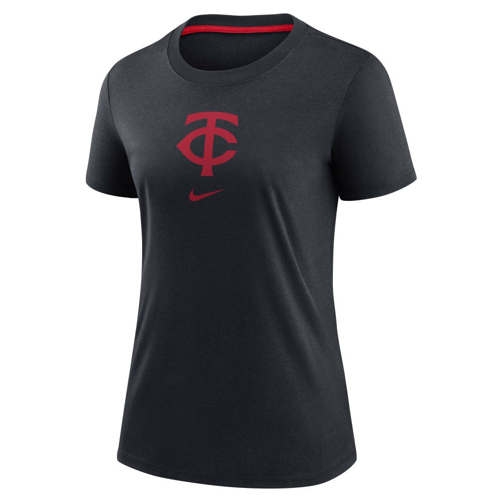 Minnesota Twins Nike Women's Authentic Collection Early Work Tri-Blend T-Shirt - MLB T-shirts