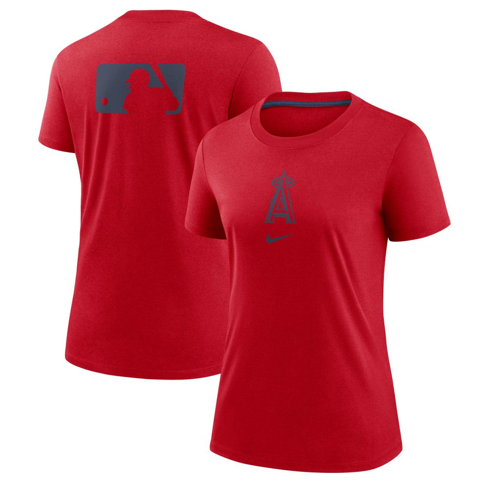 Los Angeles Angels Nike Women's Authentic Collection Early Work Tri-Blend T-Shirt - MLB T-shirts