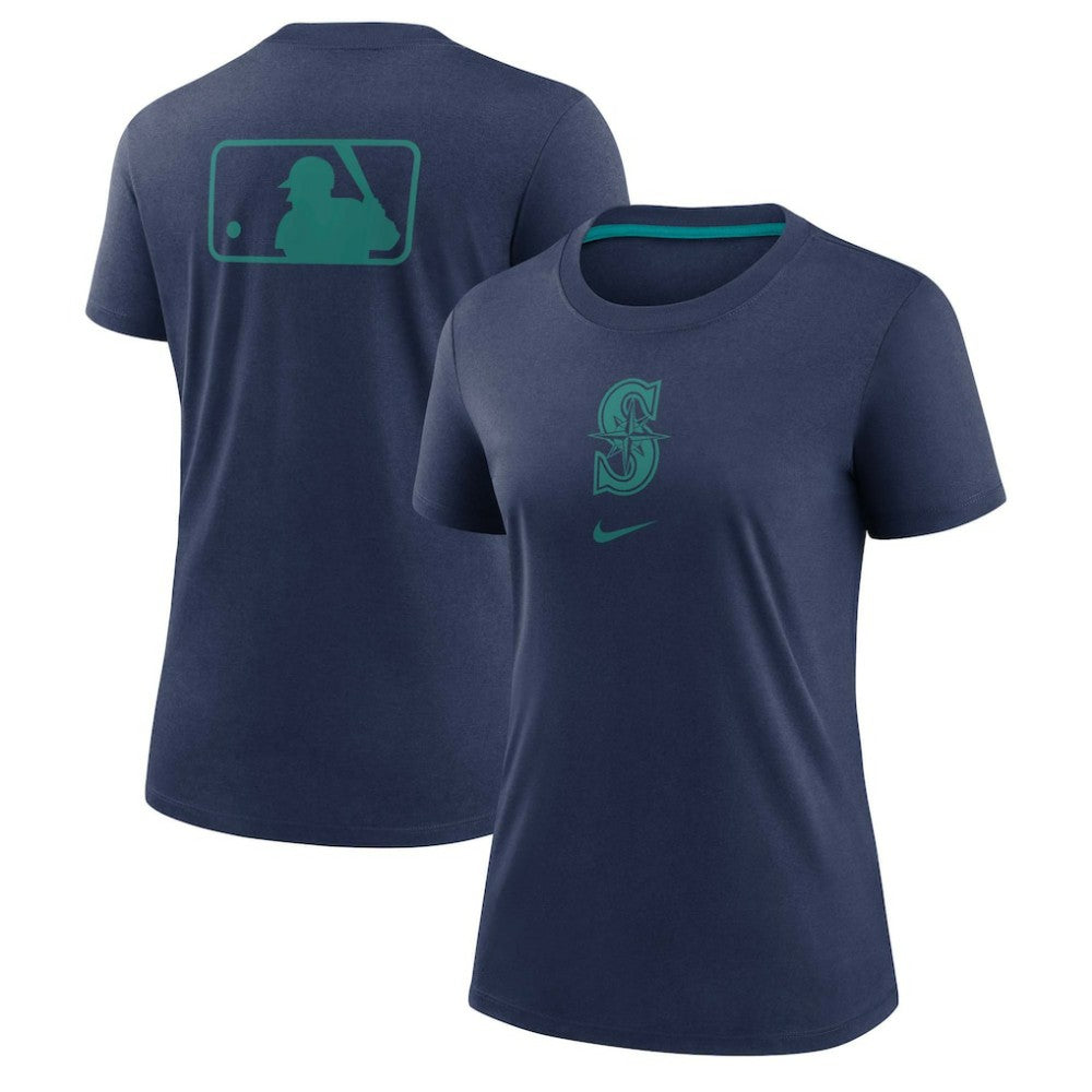 Seattle Mariners Nike Women's Authentic Collection Early Work Tri-Blend T-Shirt - MLB T-shirts