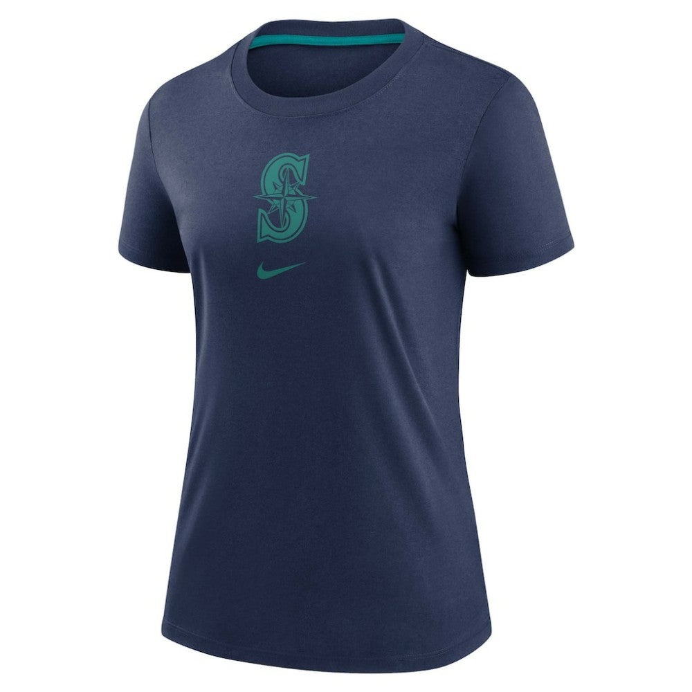 Seattle Mariners Nike Women's Authentic Collection Early Work Tri-Blend T-Shirt - MLB T-shirts