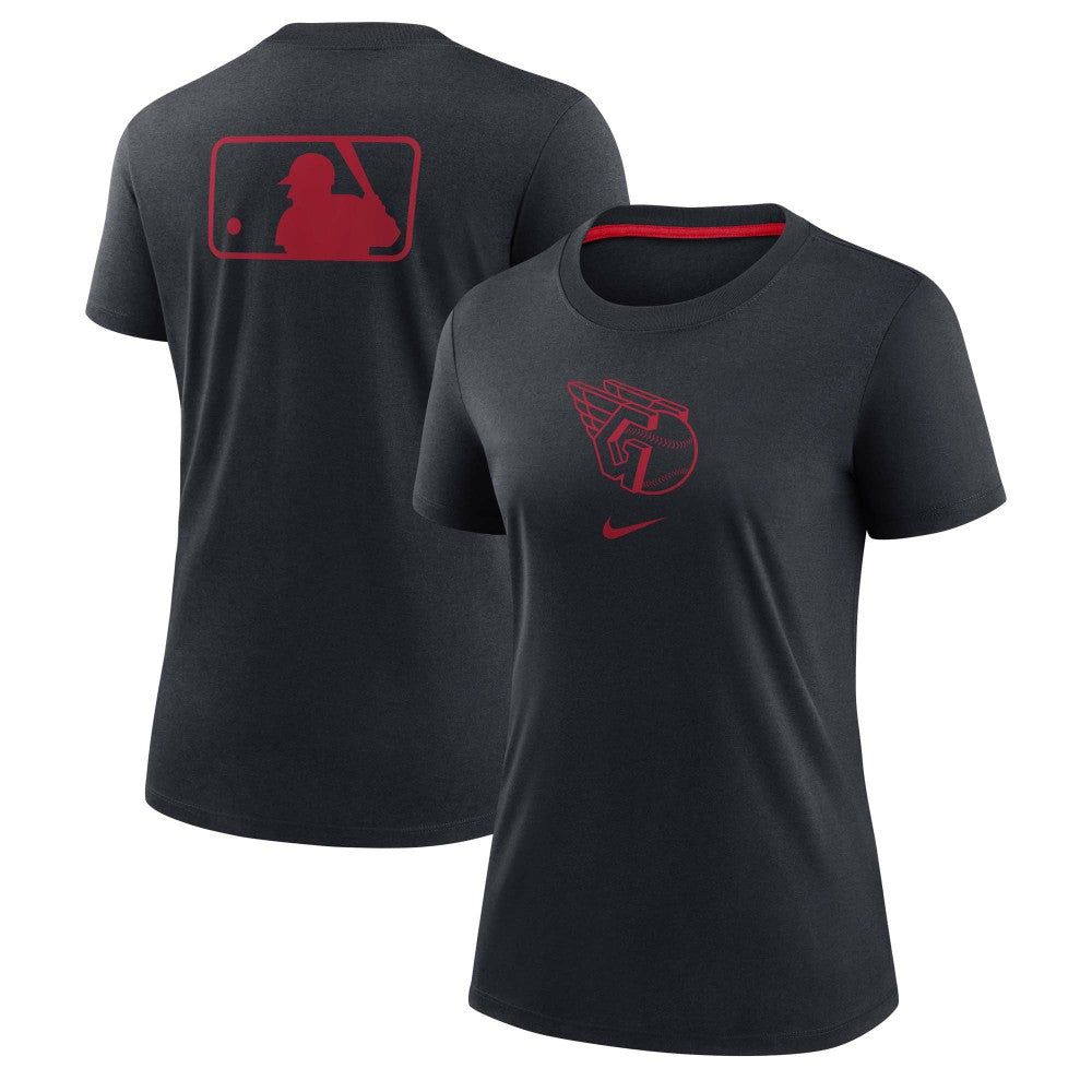 Cleveland Guardians Nike Women's Authentic Collection Early Work Tri-Blend T-Shirt - MLB T-shirts