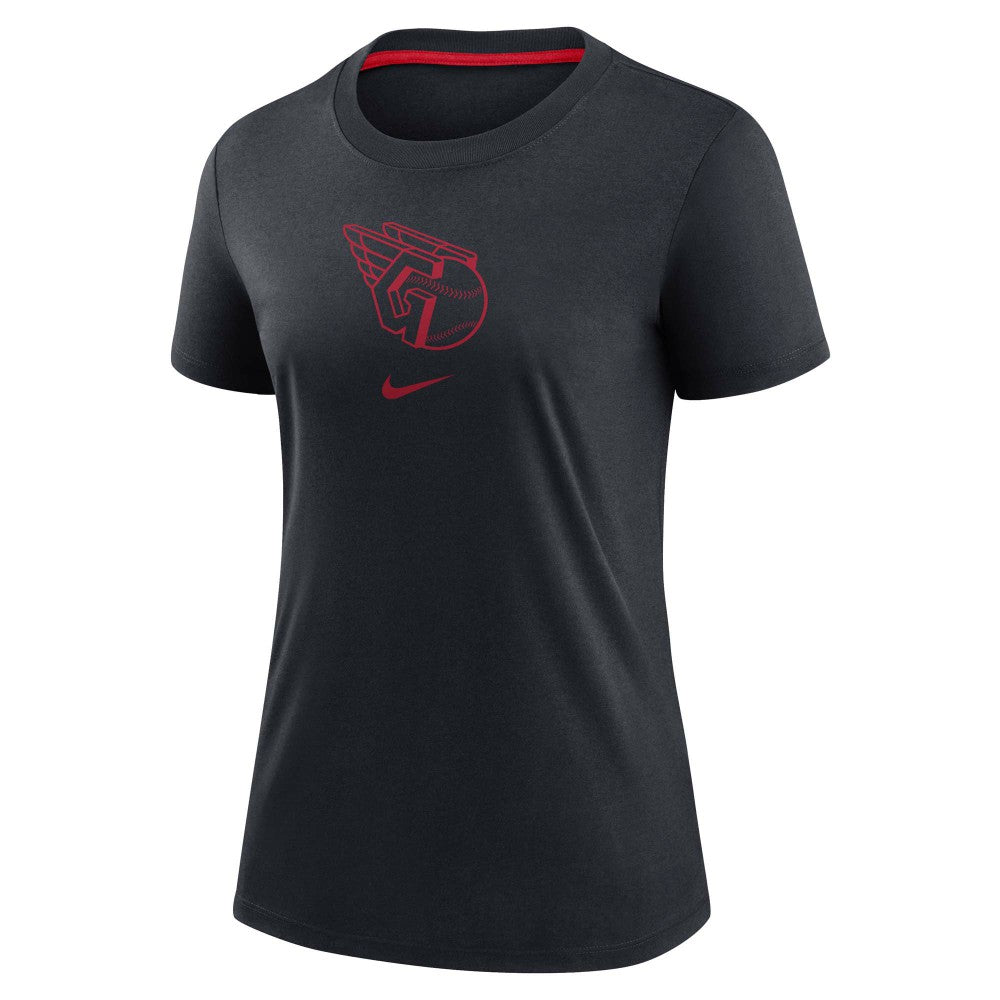 Cleveland Guardians Nike Women's Authentic Collection Early Work Tri-Blend T-Shirt - MLB T-shirts
