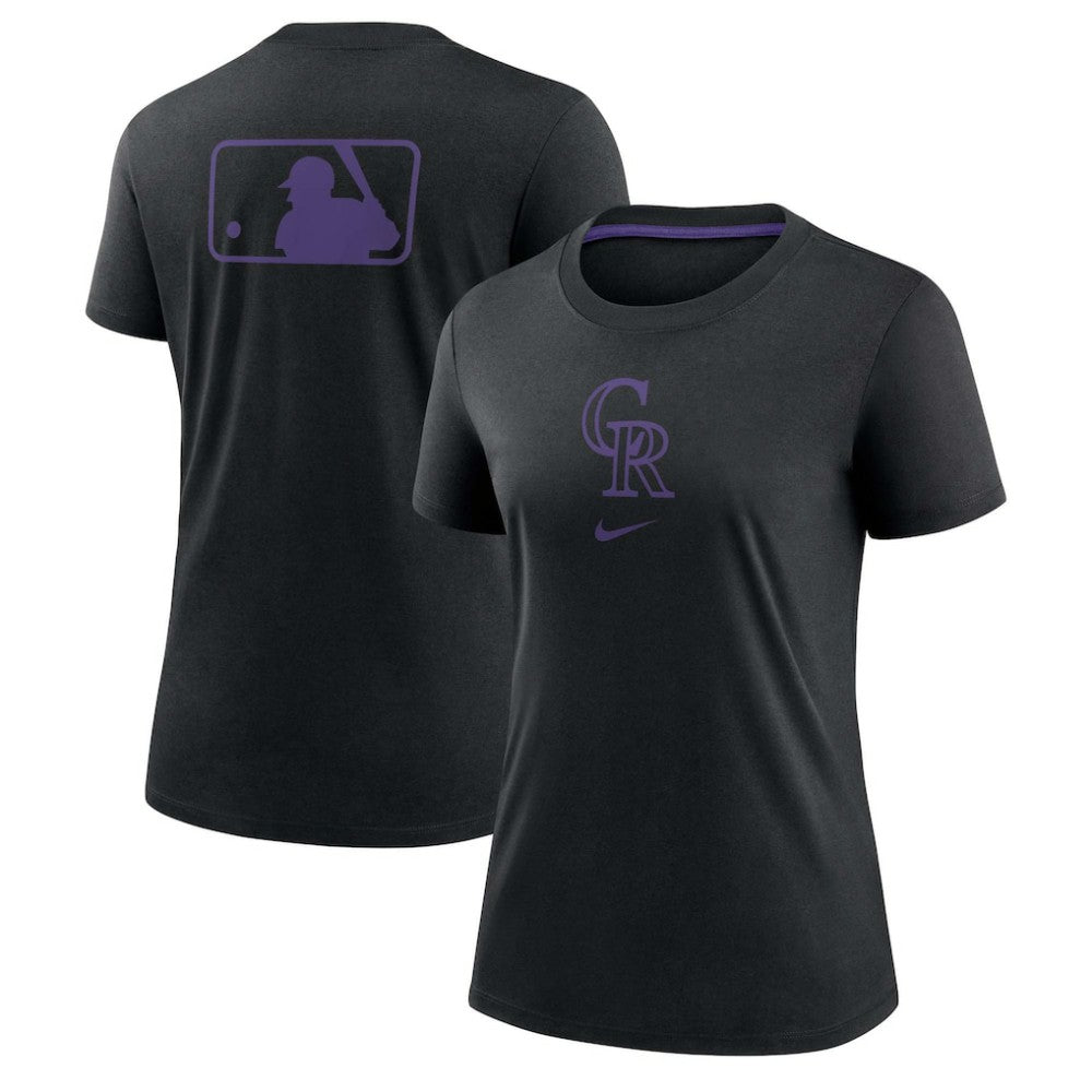 Colorado Rockies Nike Women's Authentic Collection Early Work Tri-Blend T-Shirt - MLB T-shirts