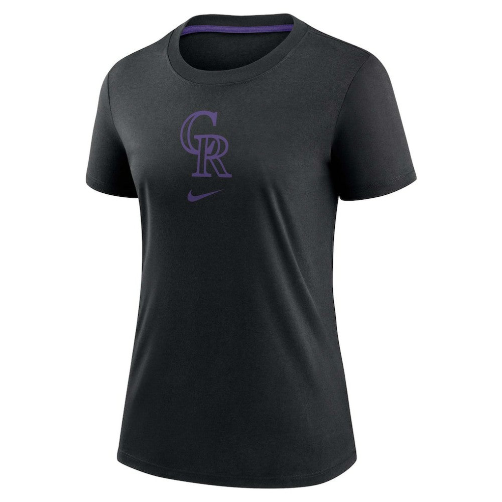 Colorado Rockies Nike Women's Authentic Collection Early Work Tri-Blend T-Shirt - MLB T-shirts