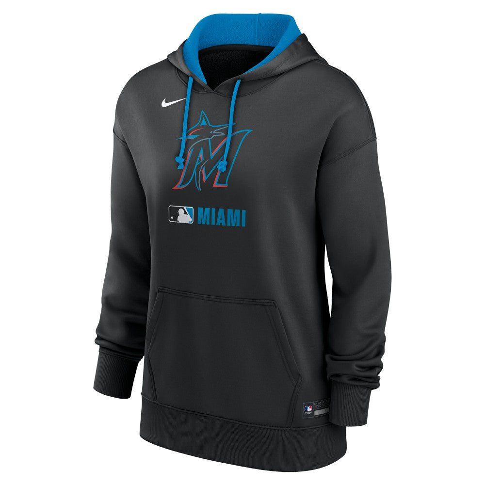 Miami Marlins Nike Women's Authentic Collection Therma-FIT Hoodie - MLB Hoodies
