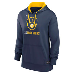 Milwaukee Brewers Nike Women's Authentic Collection Therma-FIT Hoodie - MLB Hoodies