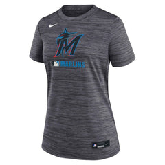 Miami Marlins Nike Women's Authentic Collection Velocity Dri-FIT T-Shirt - MLB T-shirts