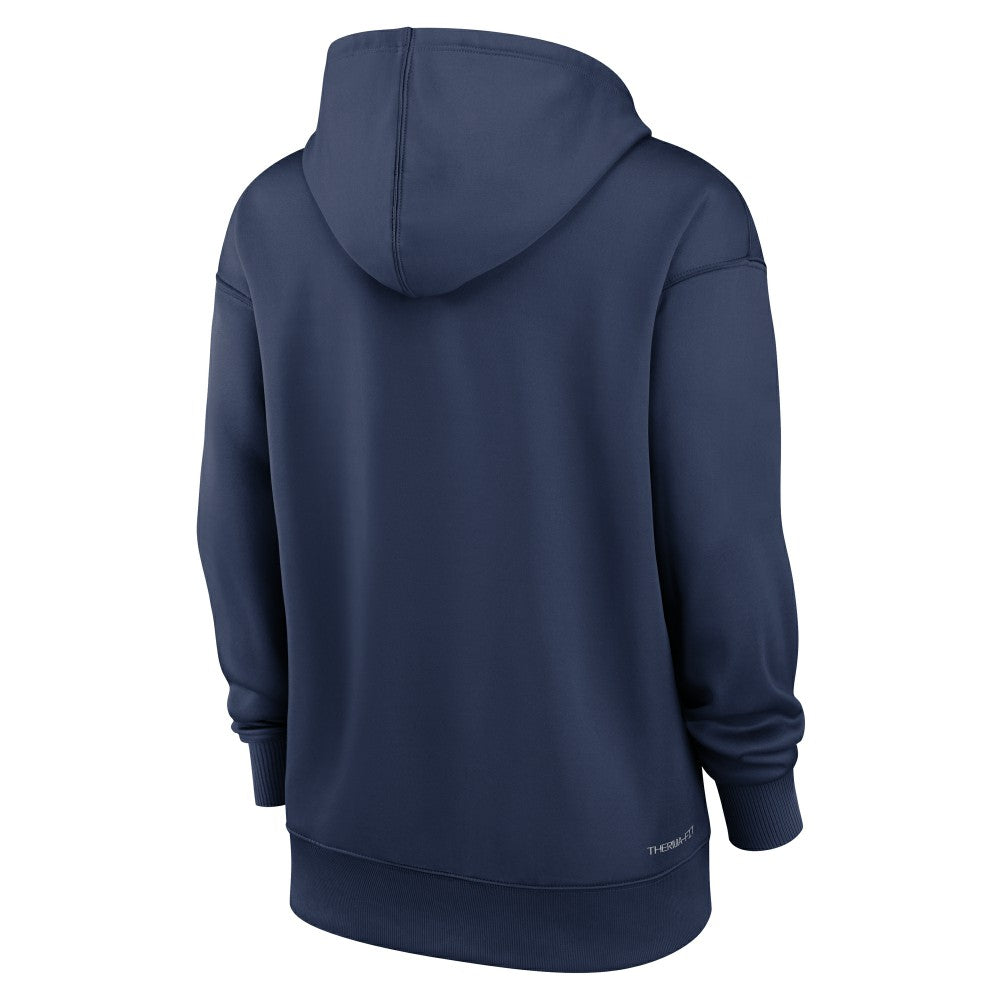 Los Angeles Angels Nike Women's Authentic Collection Lockup Alternate Logo Therma Hoodie - MLB Hoodies