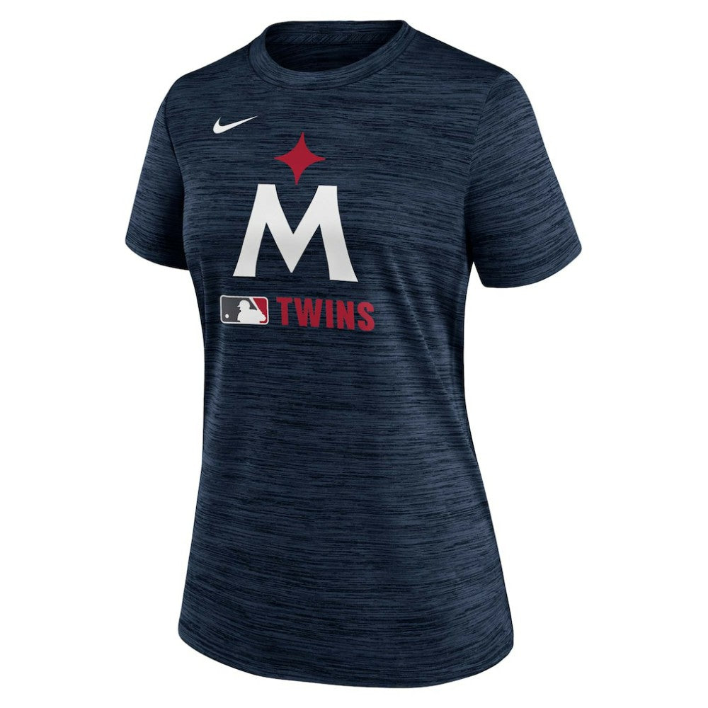 Minnesota Twins Nike Women's Authentic Collection Alternate Logo Velocity Dri-FIT  T-Shirt - MLB T-shirts