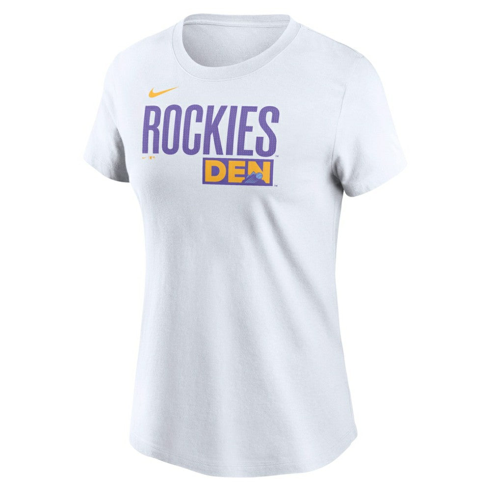 Colorado Rockies Nike Women's 2025 City Connect Wordmark T-Shirt - MLB T-shirts