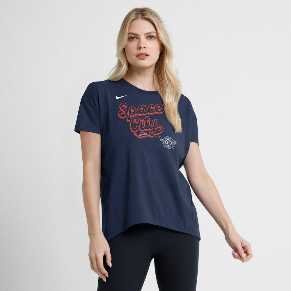 Houston Astros Nike Women's 2025 City Connect Flowy Fashion Tri-Blend Dri-FIT T-Shirt - MLB T-shirts