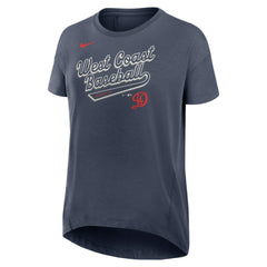 Los Angeles Dodgers Nike Women's 2025 City Connect Flowy Fashion Tri-Blend Dri-FIT T-Shirt - MLB T-shirts