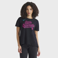 Miami Marlins Nike Women's 2025 City Connect Flowy Fashion Tri-Blend Dri-FIT T-Shirt - MLB T-shirts