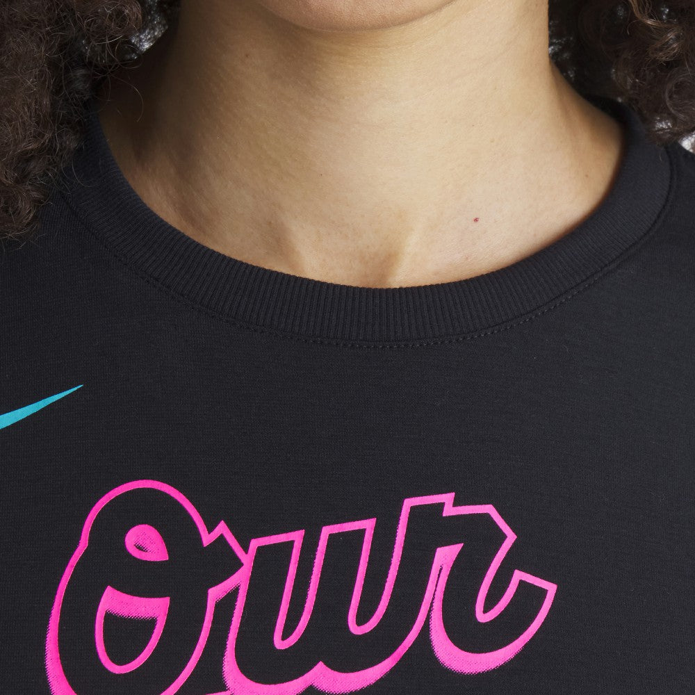 Miami Marlins Nike Women's 2025 City Connect Flowy Fashion Tri-Blend Dri-FIT T-Shirt - MLB T-shirts
