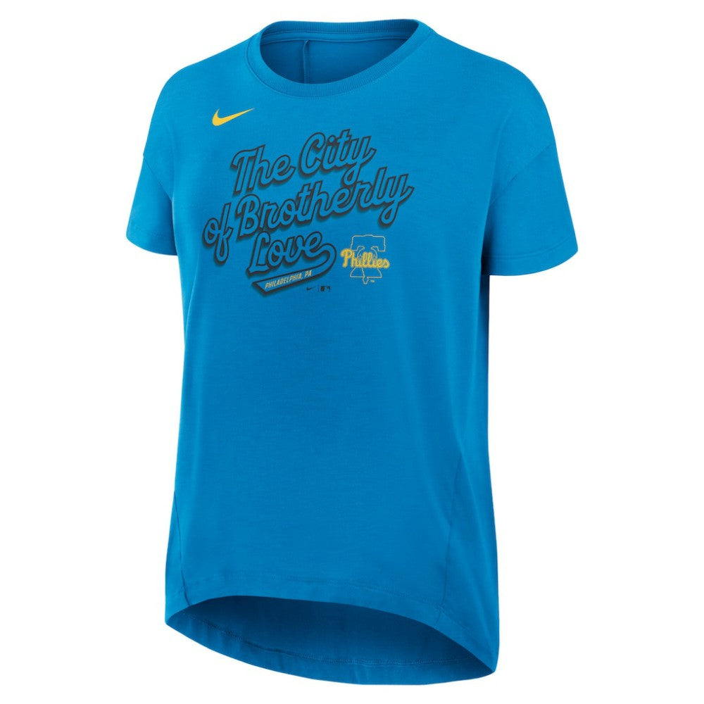 Philadelphia Phillies Nike Women's 2025 City Connect Flowy Fashion Tri-Blend Dri-FIT T-Shirt - MLB T-shirts