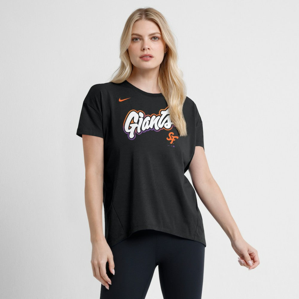 San Francisco Giants Nike Women's 2025 City Connect Flowy Fashion Tri-Blend Dri-FIT T-Shirt - MLB T-shirts