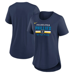 Philadelphia Phillies Nike Women's City Connect Lockup Tri-Blend T-Shirt - MLB T-shirts