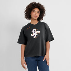 San Francisco Giants Nike Women's 2025 City Connect Logo Boxy T-Shirt - MLB T-shirts