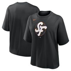 San Francisco Giants Nike Women's 2025 City Connect Logo Boxy T-Shirt - MLB T-shirts