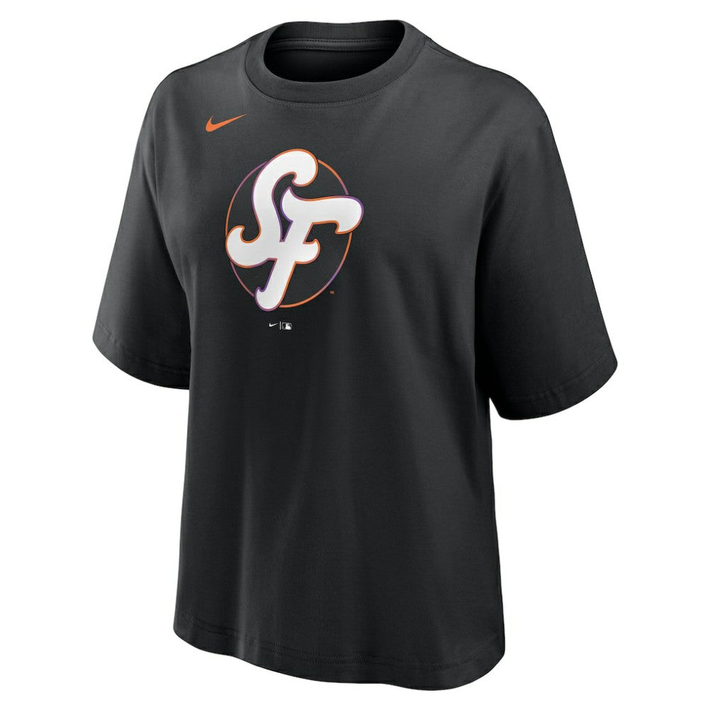 San Francisco Giants Nike Women's 2025 City Connect Logo Boxy T-Shirt - MLB T-shirts