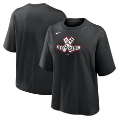 Chicago White Sox Nike Women's 2025 City Connect Logo Boxy T-Shirt - MLB T-shirts