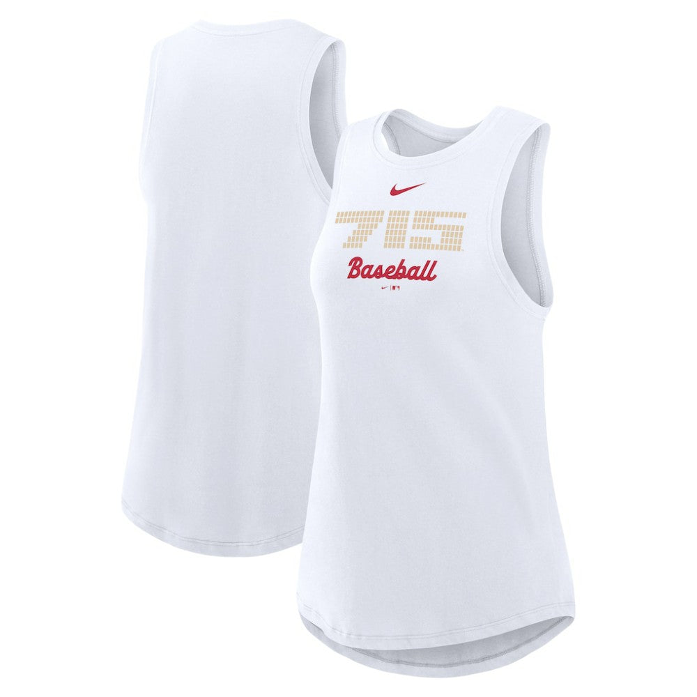 Atlanta Braves Nike Women's City Connect Tricode High Neck Dri-FIT Tank Top - MLB Tanks
