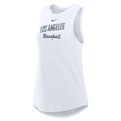 Los Angeles Dodgers Nike Women's City Connect Tricode High Neck Dri-FIT Tank Top - MLB Tanks