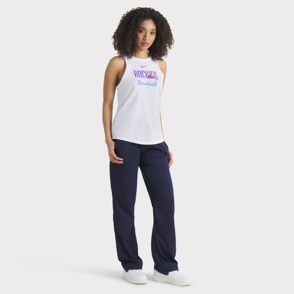 Colorado Rockies Nike Women's City Connect Tricode High Neck Dri-FIT Tank Top - MLB Tanks